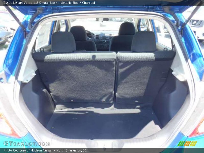 Metallic Blue / Charcoal 2011 Nissan Versa 1.8 S Hatchback