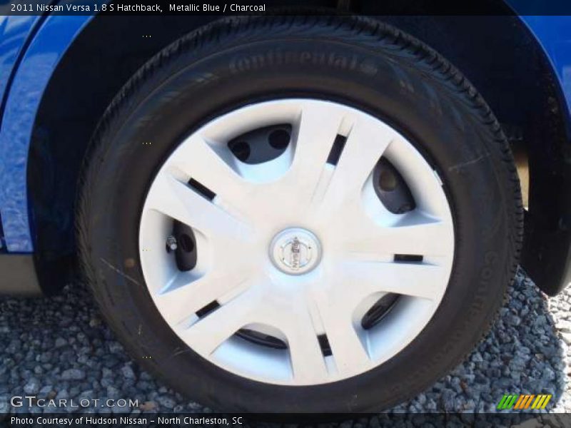 Metallic Blue / Charcoal 2011 Nissan Versa 1.8 S Hatchback
