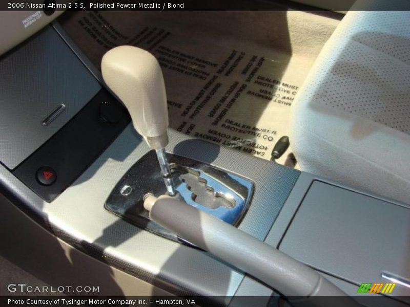 Polished Pewter Metallic / Blond 2006 Nissan Altima 2.5 S