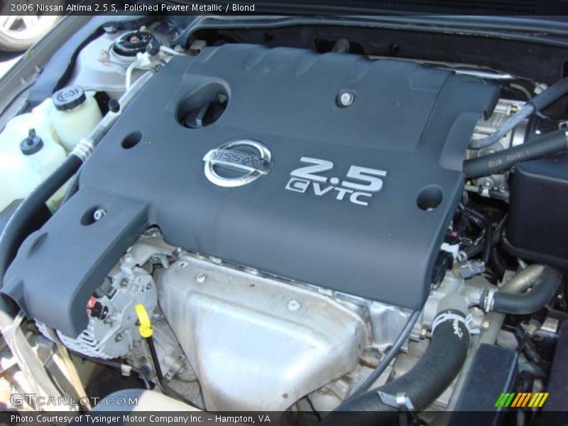 Polished Pewter Metallic / Blond 2006 Nissan Altima 2.5 S