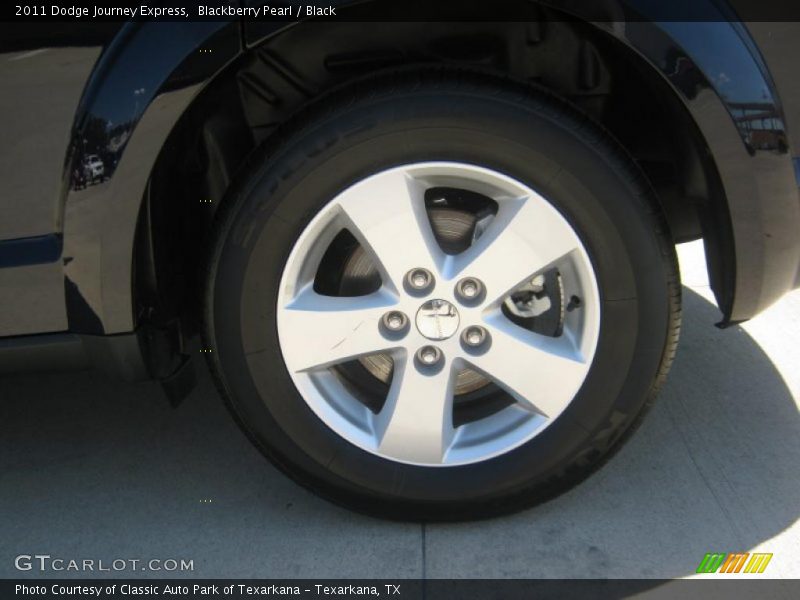 Blackberry Pearl / Black 2011 Dodge Journey Express