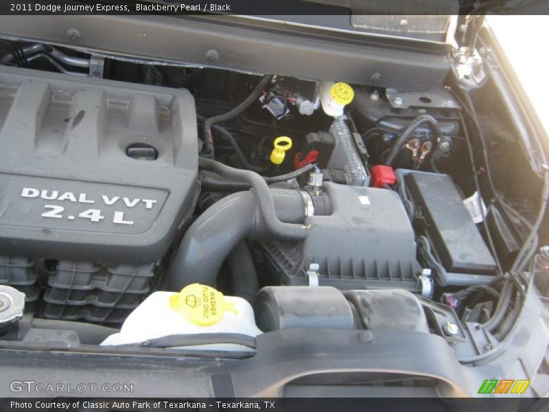 Blackberry Pearl / Black 2011 Dodge Journey Express