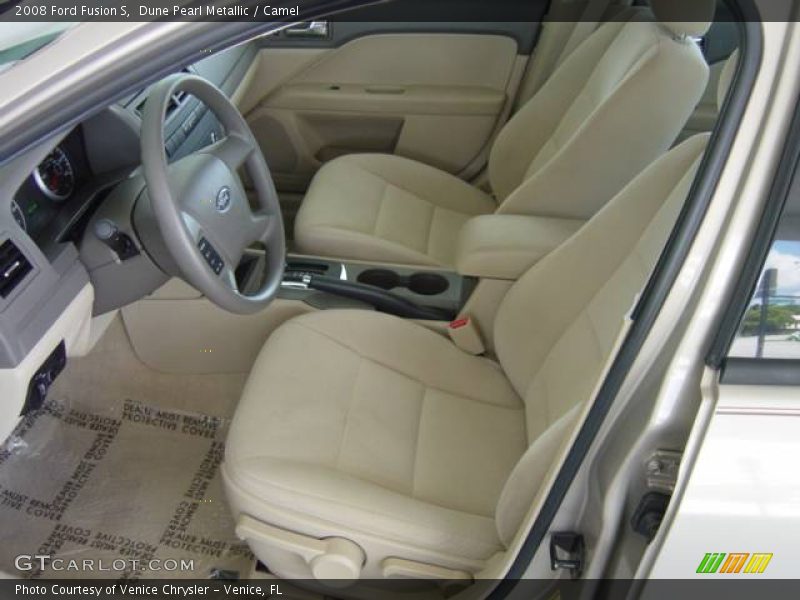 Dune Pearl Metallic / Camel 2008 Ford Fusion S