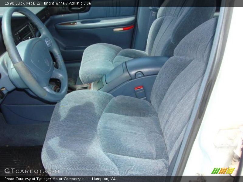 Bright White / Adriatic Blue 1998 Buick Regal LS