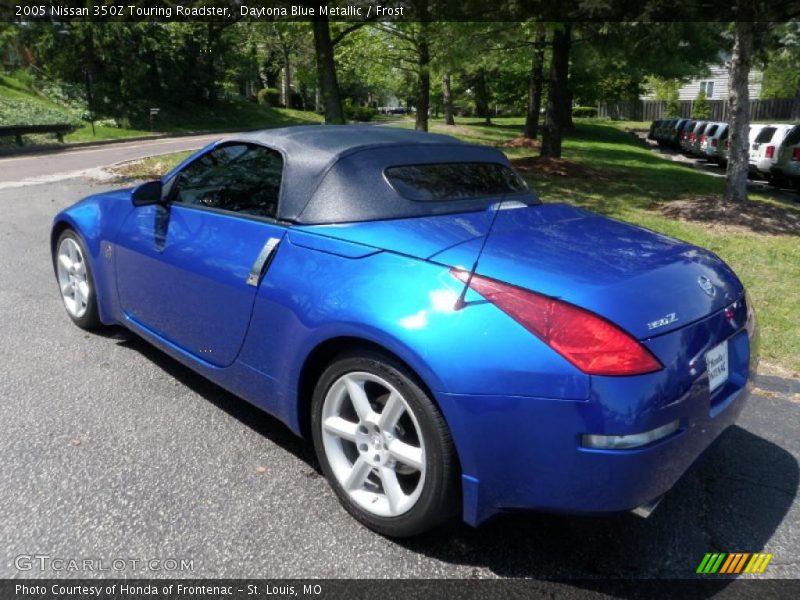 Daytona Blue Metallic / Frost 2005 Nissan 350Z Touring Roadster