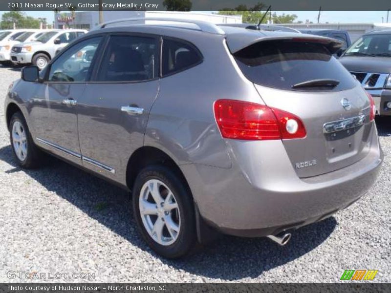 Gotham Gray Metallic / Gray 2011 Nissan Rogue SV