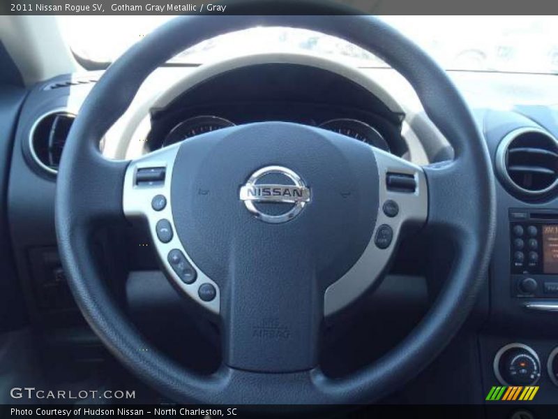 Gotham Gray Metallic / Gray 2011 Nissan Rogue SV
