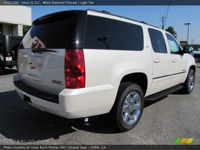 White Diamond Tintcoat / Light Tan 2011 GMC Yukon XL SLT