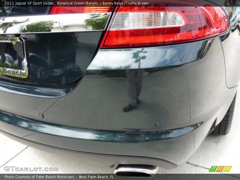 Botanical Green Metallic / Barley Beige/Truffle Brown 2011 Jaguar XF Sport Sedan