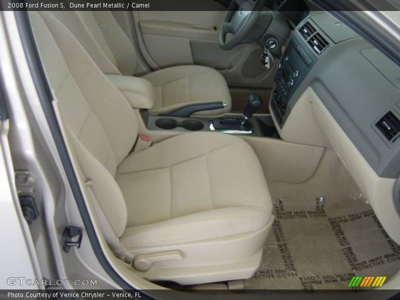 Dune Pearl Metallic / Camel 2008 Ford Fusion S