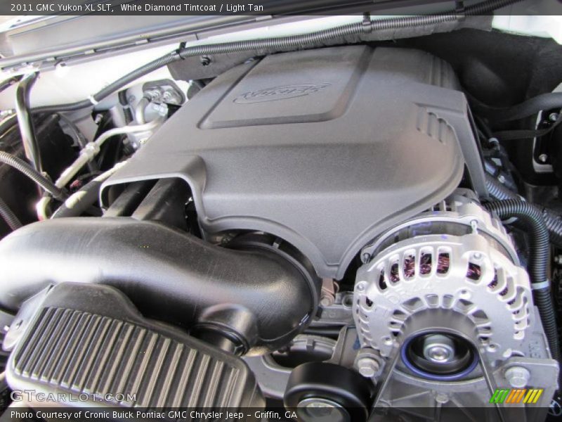 White Diamond Tintcoat / Light Tan 2011 GMC Yukon XL SLT