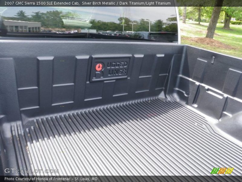 Silver Birch Metallic / Dark Titanium/Light Titanium 2007 GMC Sierra 1500 SLE Extended Cab