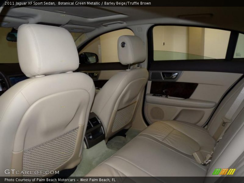 Botanical Green Metallic / Barley Beige/Truffle Brown 2011 Jaguar XF Sport Sedan
