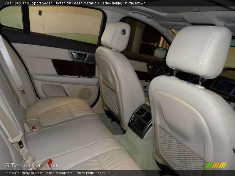 Botanical Green Metallic / Barley Beige/Truffle Brown 2011 Jaguar XF Sport Sedan