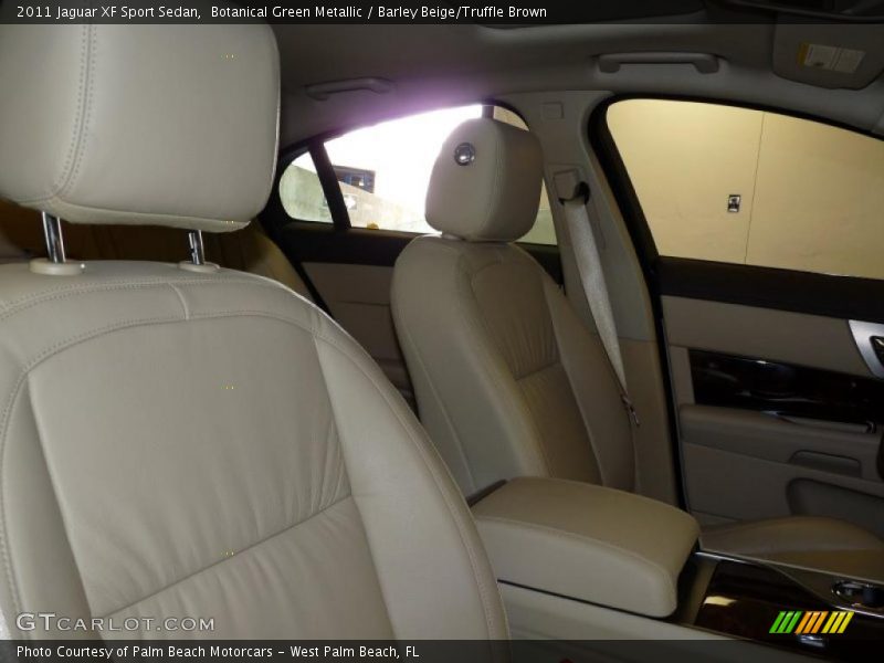 Botanical Green Metallic / Barley Beige/Truffle Brown 2011 Jaguar XF Sport Sedan