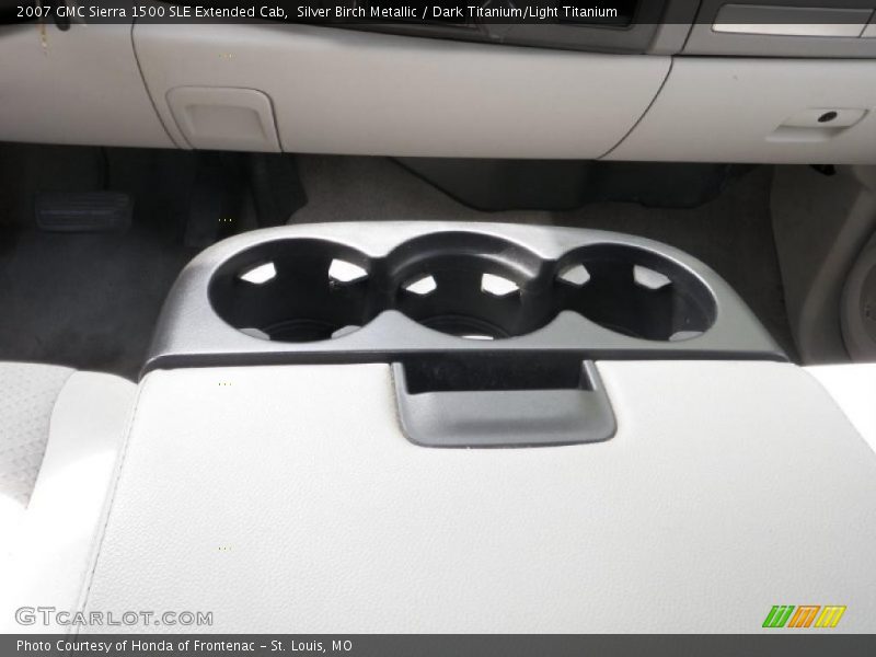 Silver Birch Metallic / Dark Titanium/Light Titanium 2007 GMC Sierra 1500 SLE Extended Cab