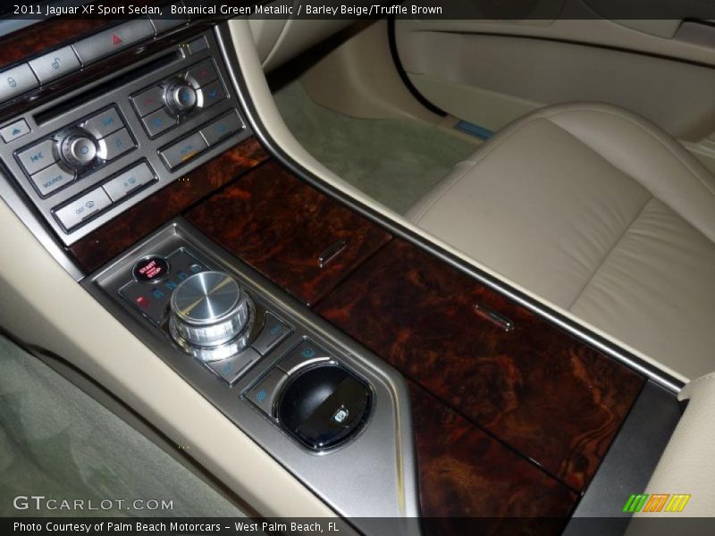 Botanical Green Metallic / Barley Beige/Truffle Brown 2011 Jaguar XF Sport Sedan