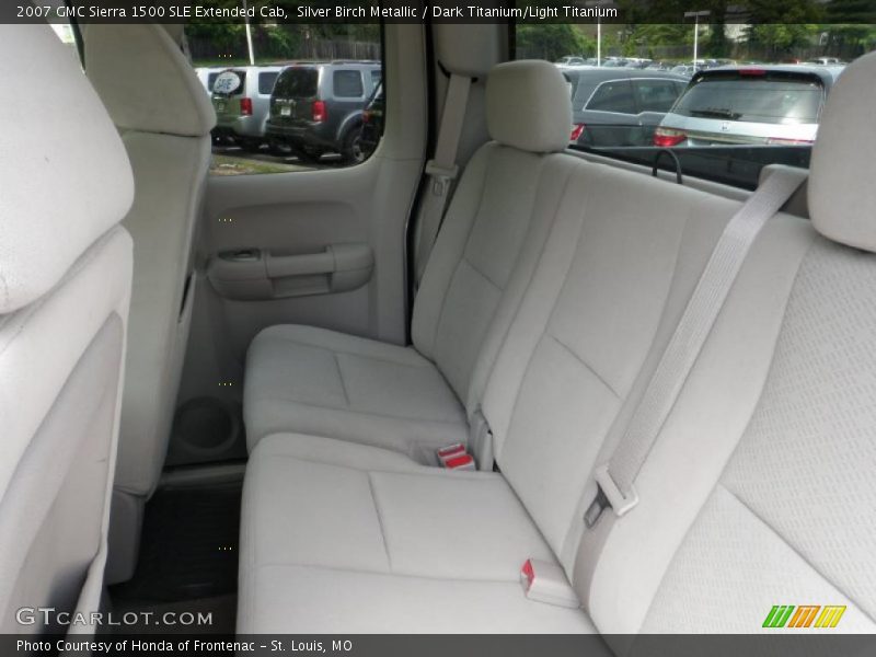 Silver Birch Metallic / Dark Titanium/Light Titanium 2007 GMC Sierra 1500 SLE Extended Cab