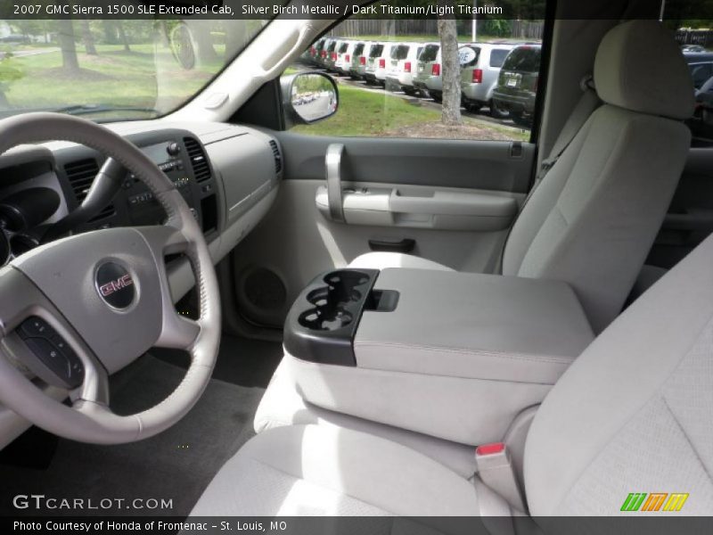  2007 Sierra 1500 SLE Extended Cab Dark Titanium/Light Titanium Interior