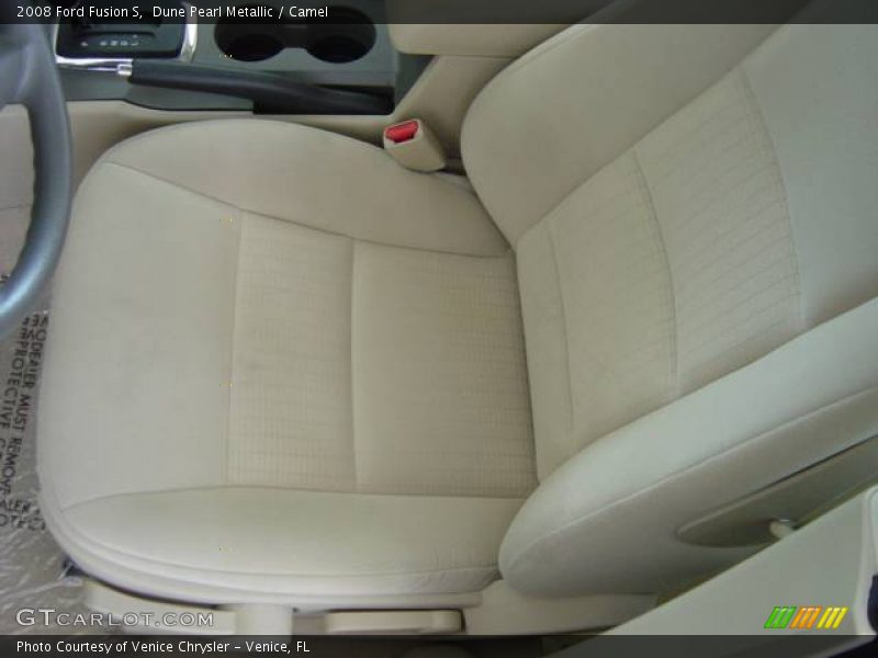 Dune Pearl Metallic / Camel 2008 Ford Fusion S
