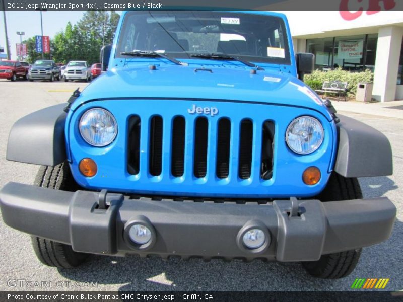 Cosmos Blue / Black 2011 Jeep Wrangler Sport 4x4