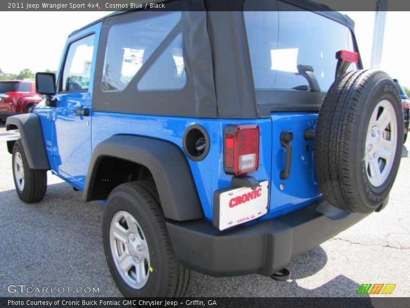 Cosmos Blue / Black 2011 Jeep Wrangler Sport 4x4