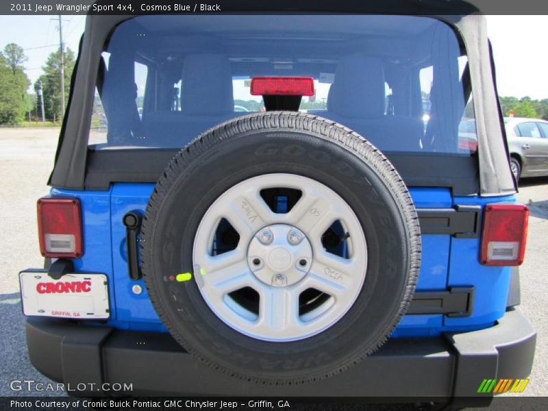 Cosmos Blue / Black 2011 Jeep Wrangler Sport 4x4