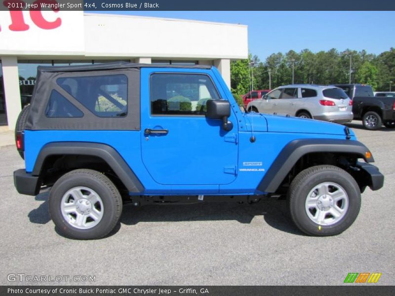 Cosmos Blue / Black 2011 Jeep Wrangler Sport 4x4