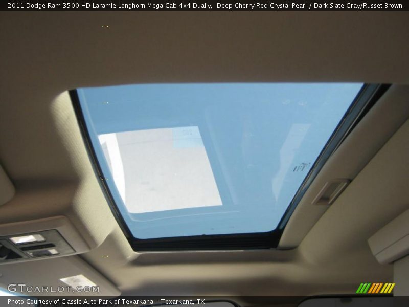 Sunroof of 2011 Ram 3500 HD Laramie Longhorn Mega Cab 4x4 Dually