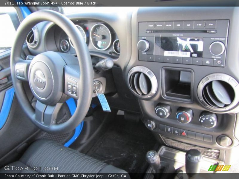 Cosmos Blue / Black 2011 Jeep Wrangler Sport 4x4