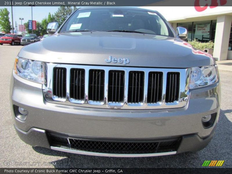 Mineral Gray Metallic / Black 2011 Jeep Grand Cherokee Limited