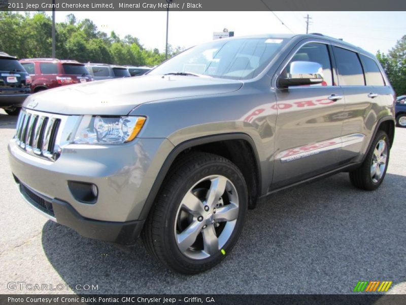 Mineral Gray Metallic / Black 2011 Jeep Grand Cherokee Limited