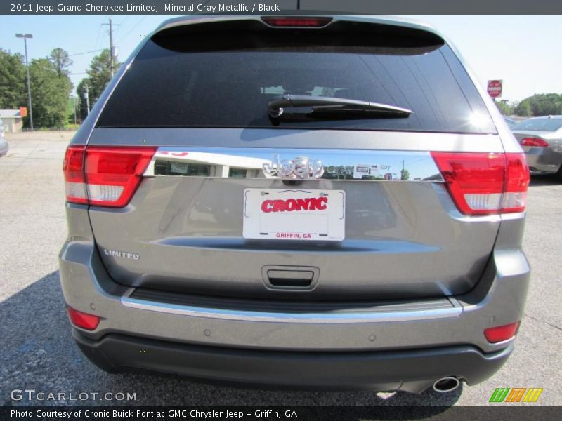 Mineral Gray Metallic / Black 2011 Jeep Grand Cherokee Limited