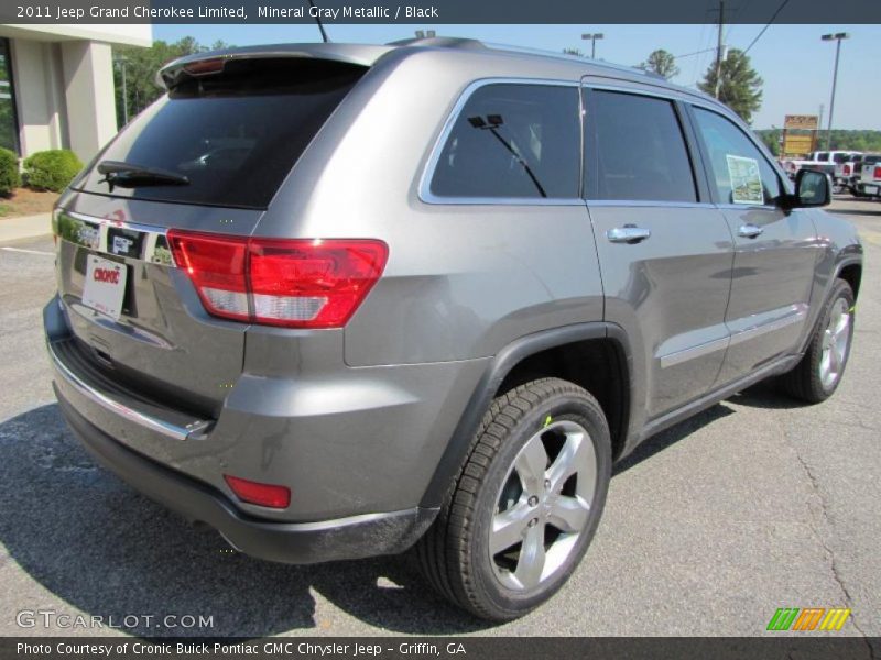 Mineral Gray Metallic / Black 2011 Jeep Grand Cherokee Limited