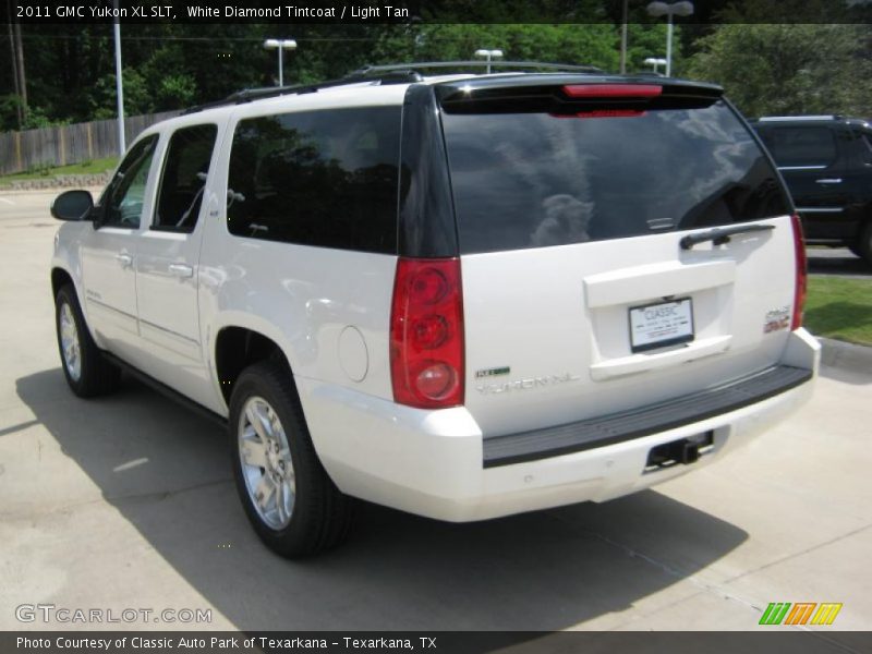 White Diamond Tintcoat / Light Tan 2011 GMC Yukon XL SLT
