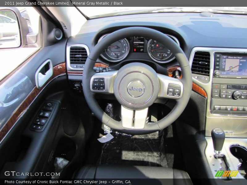 Mineral Gray Metallic / Black 2011 Jeep Grand Cherokee Limited