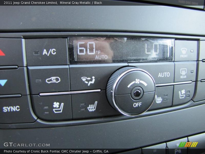 Controls of 2011 Grand Cherokee Limited