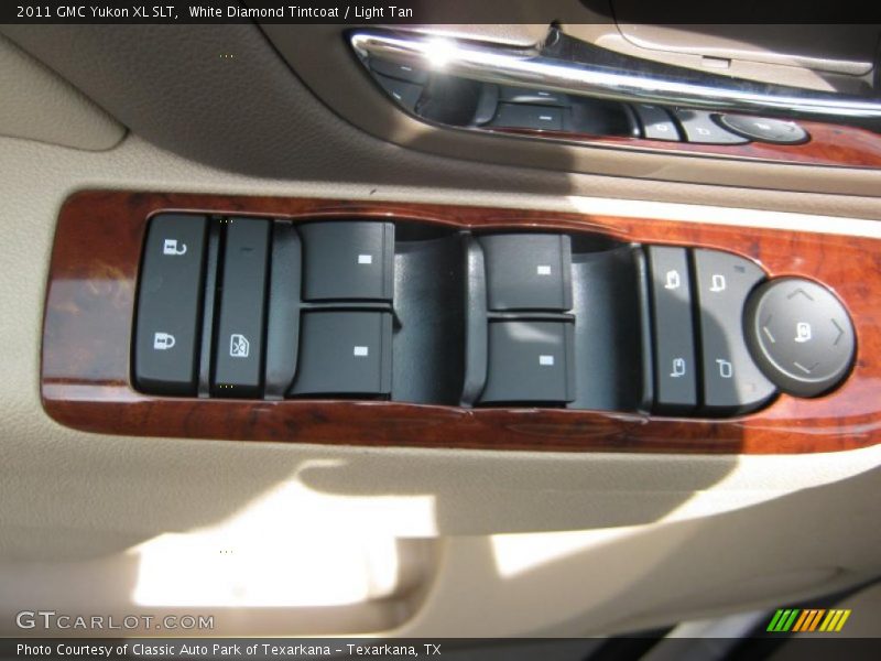 White Diamond Tintcoat / Light Tan 2011 GMC Yukon XL SLT