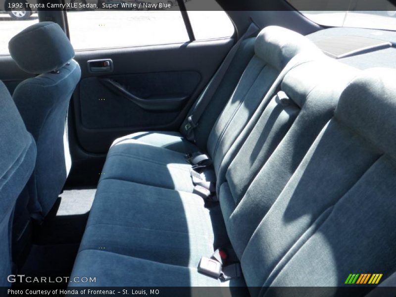 Super White / Navy Blue 1992 Toyota Camry XLE Sedan