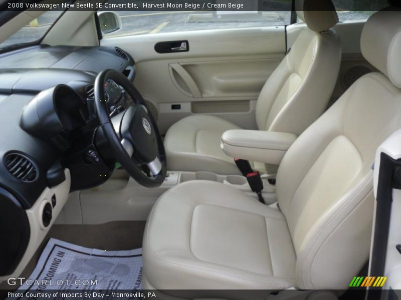  2008 New Beetle SE Convertible Cream Beige Interior