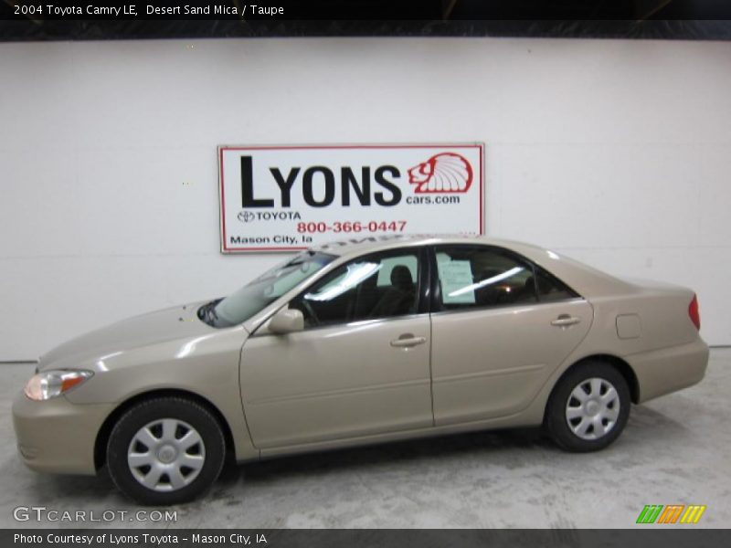 Desert Sand Mica / Taupe 2004 Toyota Camry LE