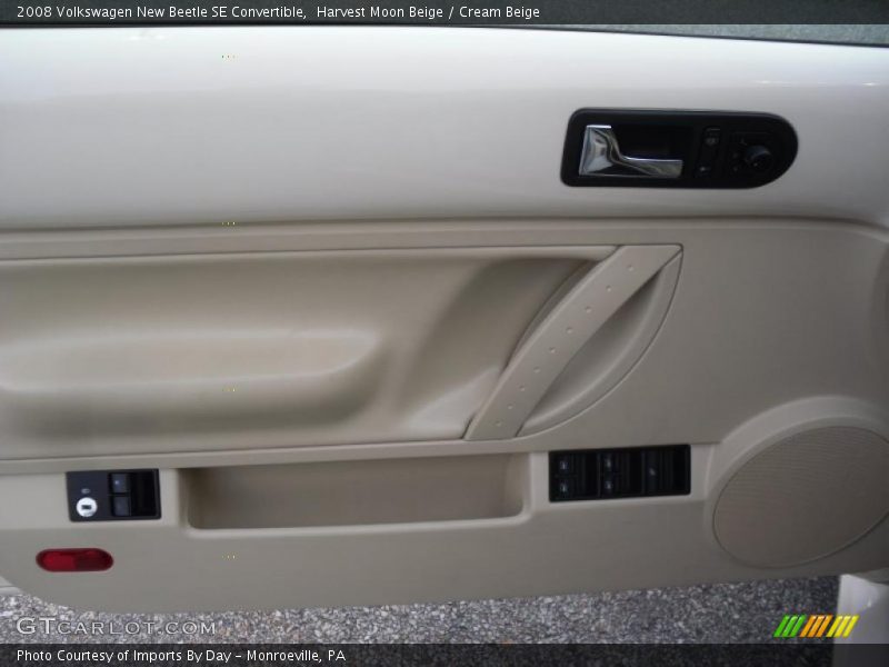 Harvest Moon Beige / Cream Beige 2008 Volkswagen New Beetle SE Convertible