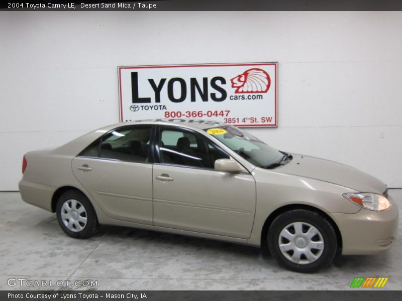Desert Sand Mica / Taupe 2004 Toyota Camry LE