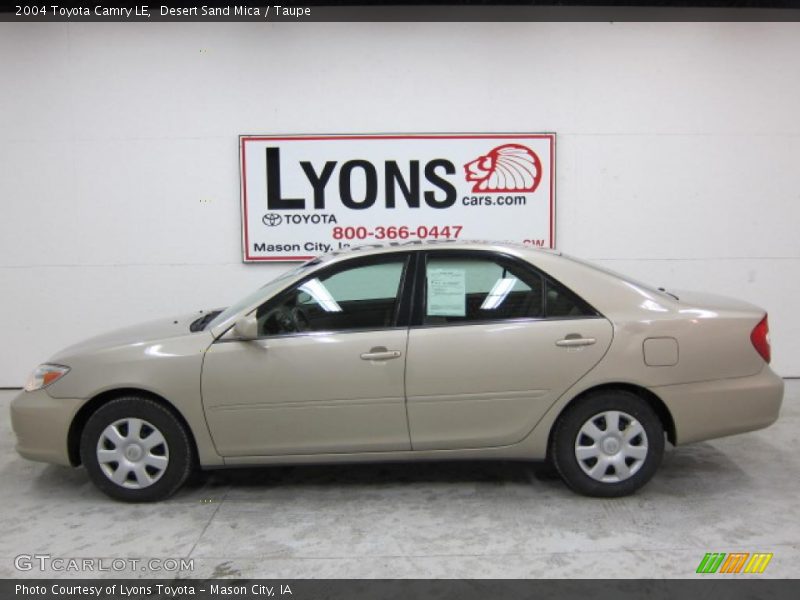 Desert Sand Mica / Taupe 2004 Toyota Camry LE