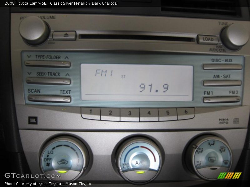 Classic Silver Metallic / Dark Charcoal 2008 Toyota Camry SE