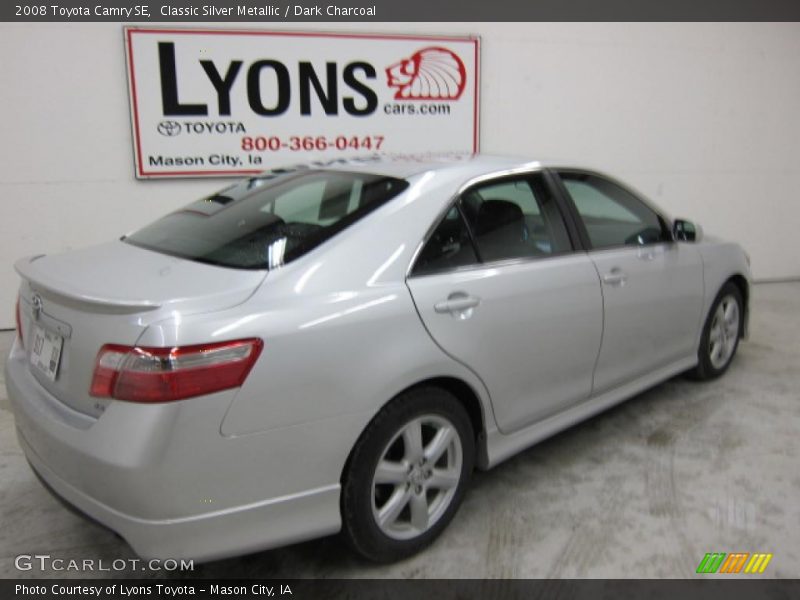 Classic Silver Metallic / Dark Charcoal 2008 Toyota Camry SE