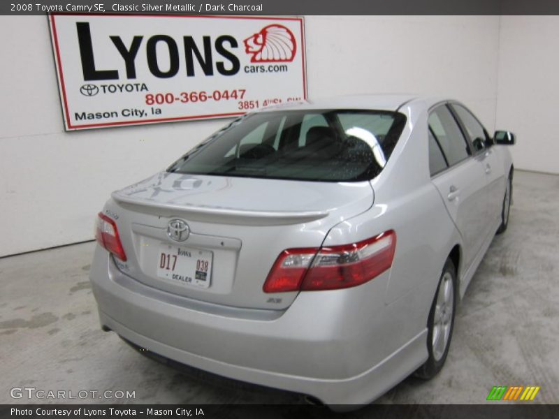 Classic Silver Metallic / Dark Charcoal 2008 Toyota Camry SE