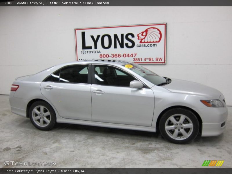Classic Silver Metallic / Dark Charcoal 2008 Toyota Camry SE