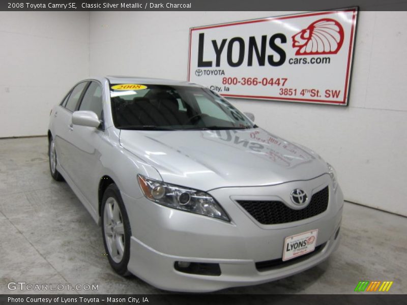Classic Silver Metallic / Dark Charcoal 2008 Toyota Camry SE