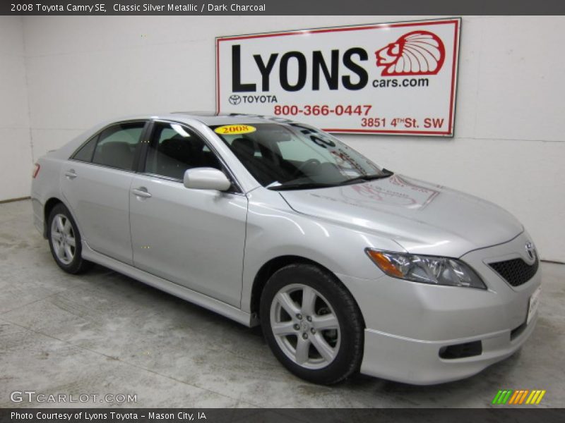Classic Silver Metallic / Dark Charcoal 2008 Toyota Camry SE